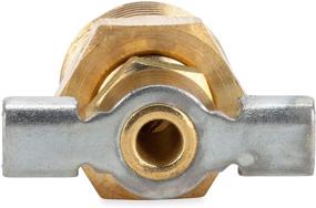 img 2 attached to Camco 0.5-Inch RV Water Heater Drain Valve Replacement - Easy Installation, Durable Brass Construction - (11703)