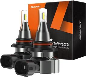 img 4 attached to SEALIGHT H10 9140 Светодиодные лампы для противотуманных фар, ультра яркие 6000lm 6000К 300% яркость 9040 9145 Противотуманные фонари, 15 Вт высокая мощность, легкая установка, водонепроницаемые, 360-градусное освещение, 2 шт в упаковке.