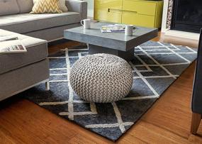 img 2 attached to 🛋️ Stylish and Versatile: Anji Mountain Jute Pouf, 16-Inch Diameter, Ivory