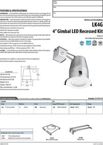 img 1 attached to Lithonia Lighting LK4G2MW M4 LED