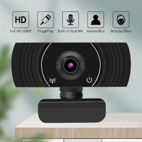 img 3 attached to 📷 High-Definition USB Webcam: 1080P Camera with Wide-Angle Lens, Mic, and Low Light Sensor for Desktop & Laptop Streaming