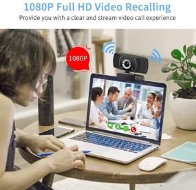 img 2 attached to 📷 High-Definition USB Webcam: 1080P Camera with Wide-Angle Lens, Mic, and Low Light Sensor for Desktop & Laptop Streaming