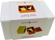 🧀 capabunga cheese vault: superior food storage box for fresh cheese, one size, white logo