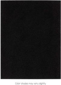 img 1 attached to Hygloss Products Black Adhesive Velour Scrapbooking & Stamping