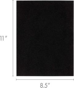 img 2 attached to Hygloss Products Black Adhesive Velour Scrapbooking & Stamping