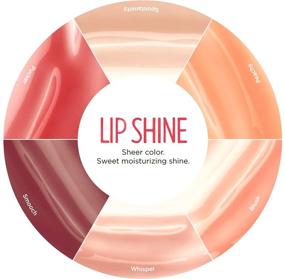 img 1 attached to 💄 Whisper Lip Balm Stocking Stuffer by Burt's Bees: 100% Natural Lip Shine Holiday Gift, Perfect for Women