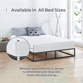 img 1 attached to 🛏️ Waterproof Zippered Queen Plastic Mattress Protector - Heavy Duty, Noiseless Encasement Cover by Blissford