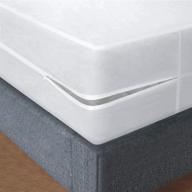 🛏️ waterproof zippered queen plastic mattress protector - heavy duty, noiseless encasement cover by blissford logo