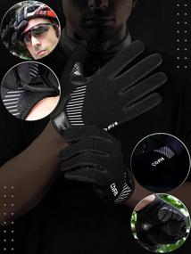 img 3 attached to COFIT Anti-Slip Cycling Gloves: Full Finger Unisex Touchscreen Bike Gloves for BMX ATV MTB Riding, Road Racing, Bicycle Cycling, Climbing, Boating, and More