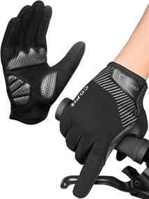 img 4 attached to COFIT Anti-Slip Cycling Gloves: Full Finger Unisex Touchscreen Bike Gloves for BMX ATV MTB Riding, Road Racing, Bicycle Cycling, Climbing, Boating, and More