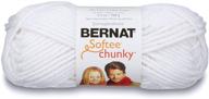 🧶 bernat softee chunky yarn in white (28005) logo