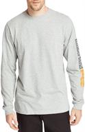 👕 timberland pro men's blended long sleeve t-shirt: clothing and shirts logo