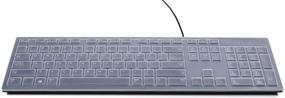 img 3 attached to DELL KM636 Keyboard Cover Skins Compatible With Dell KB216 Wired Keyboard &Amp