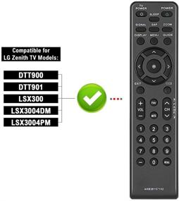 img 3 attached to Запасной пульт Gvirtue AKB36157102 для LG Zenith Digital TV Tuner Converter Box - совместим с DTT900 DTT901 LSX300 LSX3004DM LSX3004PM.