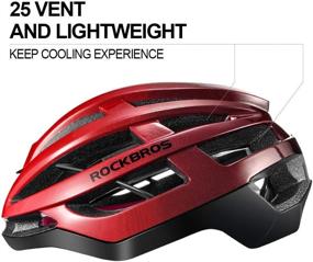 img 3 attached to 🚴 ROCKBROS Gradient Lightweight Road Bike Helmet for Men and Women - Ideal for Mountain & Road Cycling Races