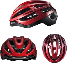 img 1 attached to 🚴 ROCKBROS Gradient Lightweight Road Bike Helmet for Men and Women - Ideal for Mountain & Road Cycling Races