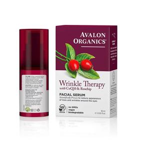 img 3 attached to 🌹 Avalon Organics Facial Serum: Wrinkle Therapy with CoQ10 & Rosehip, 0.55 Oz - Rejuvenate Your Skin