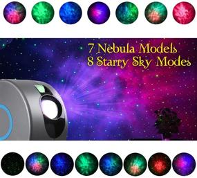 img 3 attached to 🌌 Grey Galaxy Projector Starry Night Light Show: LED Sky Light Projector for Bedroom, Adults Room, Home Party Decoration