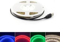 🌈 enhance tv and computer backlighting with 5m smd 3528 usb led strip light (green, non-waterproof) логотип