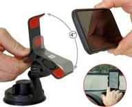 📱 car phone mount: universal fit for all phones. grip and drive - mount on dashboard, windshield and more! logo