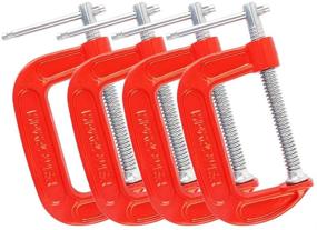 img 4 attached to 🔧 MAXPOWER 3 Inch Clamps Opening 4 Pieces: Ultimate Holding Power for Any Project