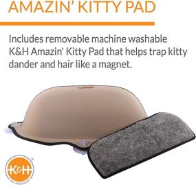 img 1 attached to 🐱 EZ Mount Window Bed Kitty Sill by K&amp;H PET PRODUCTS: Enhancing Your Cat's Comfort &amp; Well-being