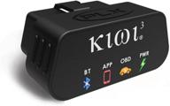 🔧 устройство plx kiwi 3 bluetooth obd2 для диагностики автомобиля: совместимое с android, apple и windows mobile. логотип