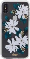 🌸 delilah flower case for iphone xs max – protective floral clear case series for women by sonix logo