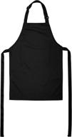 👶 oneomi kids apron: adjustable medium size, 100% cotton for all ages logo