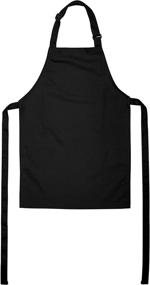 img 4 attached to 👶 ONEOMI Kids Apron: Adjustable Medium Size, 100% Cotton for All Ages