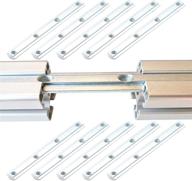 aluminum straight connector extended extrusion logo