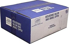 img 4 attached to AEP Industries ZIP1GS250 Zipper Storage Bags