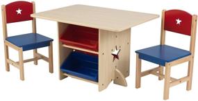 img 4 attached to KidKraft Wooden Storage Childrens Furniture Furniture