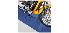 img 2 attached to 🔵 Grippy Absorbent Mat with Adhesive Backing, 40" x 32", MAT3251 - Blue