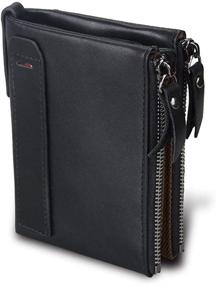 img 4 attached to Stylish Vintage RFID Blocking Wallet for 👔 Men: Men's Accessories, Wallets, Card Cases & Money Organizers