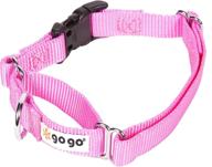 🐶 gogo pet products gogo x-small pink 3/8-inch martingale dog collar: effective training tool for small dogs logo