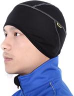 santic cycling skull cap helmet liner: stay warm and windproof with thermal fleece bicycle hat logo