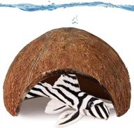 🥥 raw coconut jor cave: ultimate comfort hide-out for pleco fish and aquatic pets logo