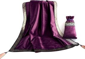 img 4 attached to ARTABLE Velvet Divination Tapestry Tablecloth