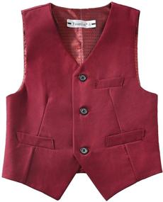img 3 attached to 👔 Yuanlu Piece Tuxedo Dress Bowtie Boys' Clothing: Premium Suits & Sport Coats