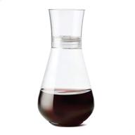 🍷 tossware pop 28oz: premium quality, unbreakable plastic aerating decanter – crystal clear, recyclable set of 1 логотип