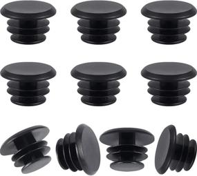 img 4 attached to 🚲 Enhance Grip and Style with 10 Pieces of Plastic Handlebar Bar End Plugs for Road and Mountain Bikes