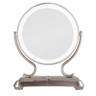 💄 zadro polished nickel surround light dual sided glamour vanity mirror: enhance your beauty with 5x / 1x magnification logo