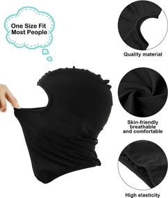 img 1 attached to Pieces Protection Balaclava Protective Outdoor Outdoor Recreation