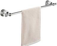 🛀 24 inch bathsir chrome towel bar: wall mounted crystal towel holder for bathroom hand towel rack logo