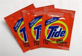 img 1 attached to Tide Travel Sink Packets, 3-Count: Portable Laundry Solution for On-the-Go