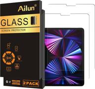 💎 ailun screen protector: tempered glass for new ipad air 4th gen & ipad pro 11 | 2-pack, face id & apple pencil compatible логотип