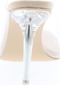 img 1 attached to 👠 Elevate Your Style with Cape Robbin Allure Women's Dressy Transparent Strap Slip-On Clear Heels
