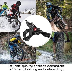 img 2 attached to 🚲 Upgrade Your MTB: LINGQUE Mountain Bike Hydraulic Disc Brakes for XC Trail, E-Bike, and Fat Bike with Universal Adapter