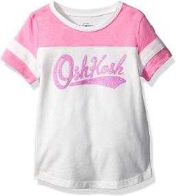 img 2 attached to 👚 Стильные футболки с логотипом OshKosh B'Gosh для девочек: непревзойденное качество и комфорт